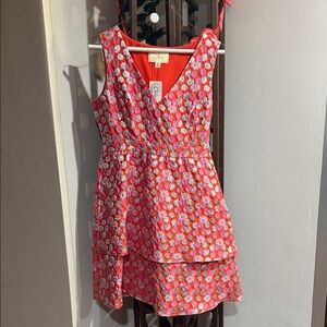 Floral Red Mini Dress